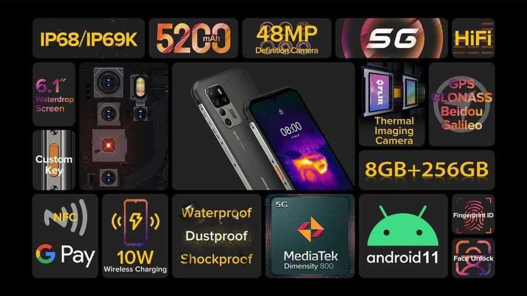 Ulefone Armor 11T 5G з тепловізійною камерою починає передпродаж