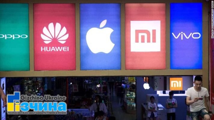 Ринок використовуваних смартфонів зростає: Apple є найпопулярнішим брендом 12 202107huawei xiaomi oppo vivo apple