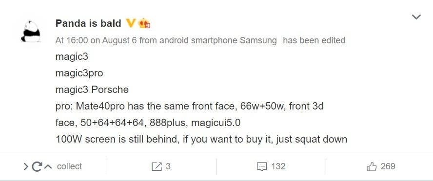 Honor Magic 3: Porsche Edition очікується, Pro + і SE малоймовірні 9 Honor Magic 3: Porsche Edition очікується, Pro + і SE малоймовірні