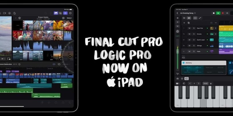 final cut pro and logic pro for ipad pricing and compatibility