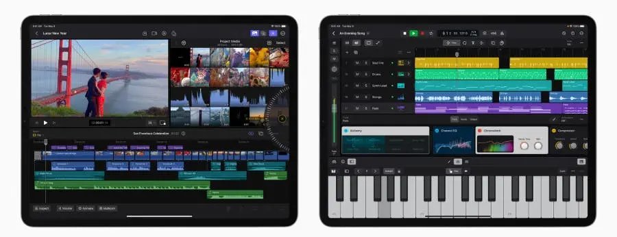Final Cut Pro та Logic Pro для iPad: Ознайомтеся з цінами та сумісністю