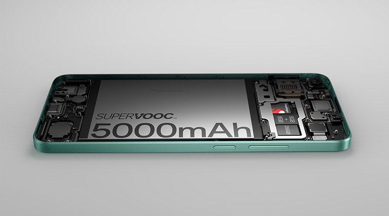 Inner Structer_Memory chip battery_256GB Зустрічай новий ОРРО A78 з надшвидкою 67Вт SUPERVOOC зарядкою, FHD+ AMOLED дисплеєм та подвійними стереодинаміками.