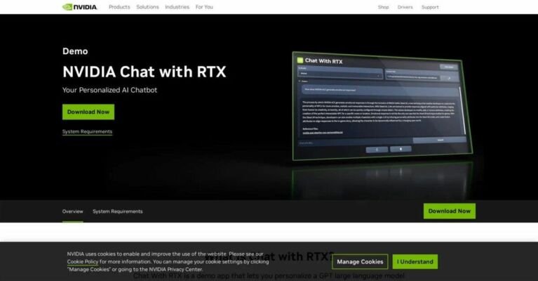 Nvidia запускає чат-бота RTX - безкоштовного для використання на графічних процесорах RTX 30 і 40 11 chat with rtx b 1200x626