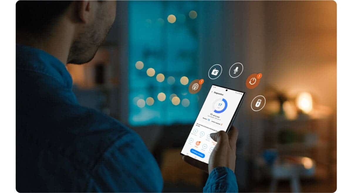 samsung members app for battery health check