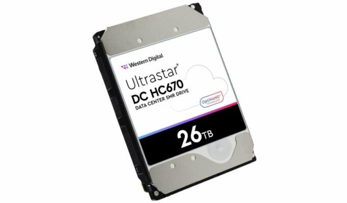 Western Digital представляє жорсткий диск місткістю 26 ТБ з високою ціновою категорією 16 Western Digital