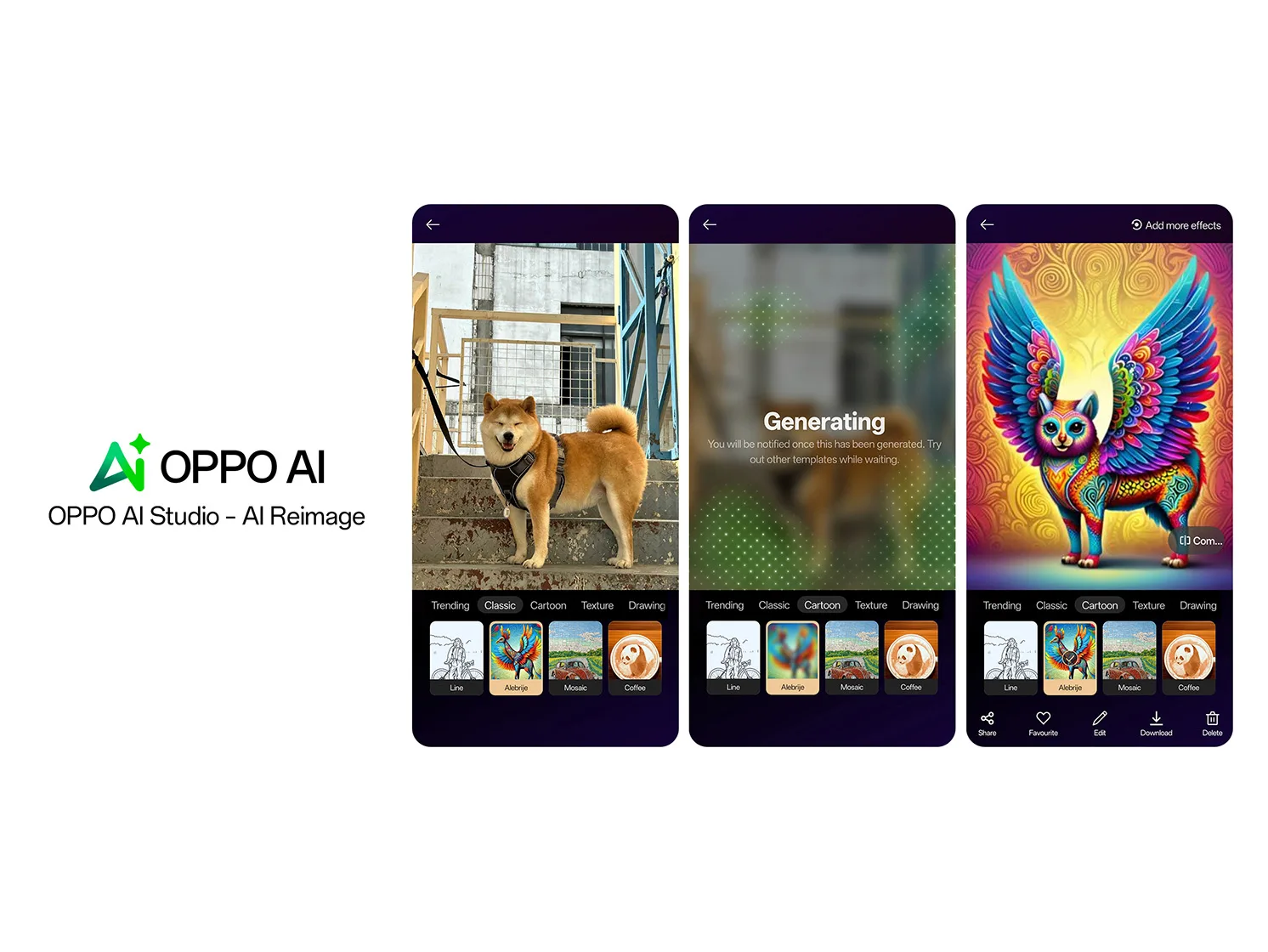 9. OPPO AI Studio - AI Reimage feature to generate your own alebrije_1492_1120 - GizChina.net Culture in a Shot: Рік глобальних подорожей з OPPO та Discovery Channel