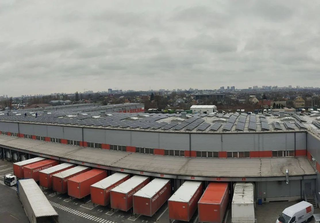 Нова пошта ввела в експлуатацію першу сонячну електростанцію потужністю 1 МВт 13 Нова пошта