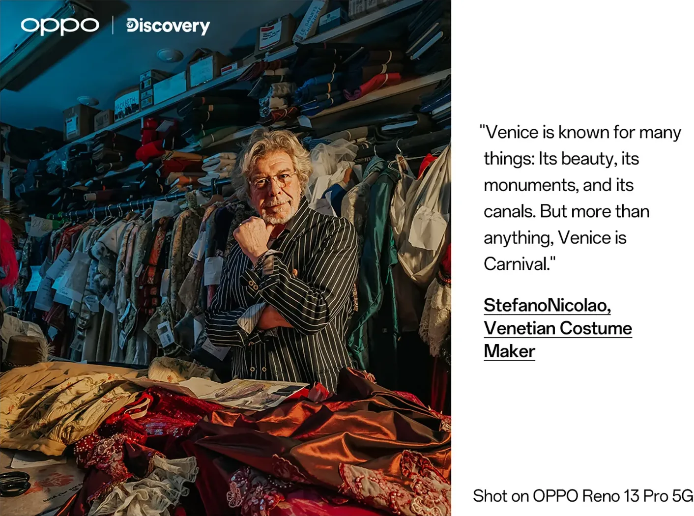Відчуйте кожну мить: OPPO та Discovery об'єдналися, щоб зафіксувати магію Венеціанського карнавалу