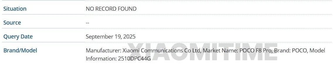 POCO F8 Pro POCO F8 Pro