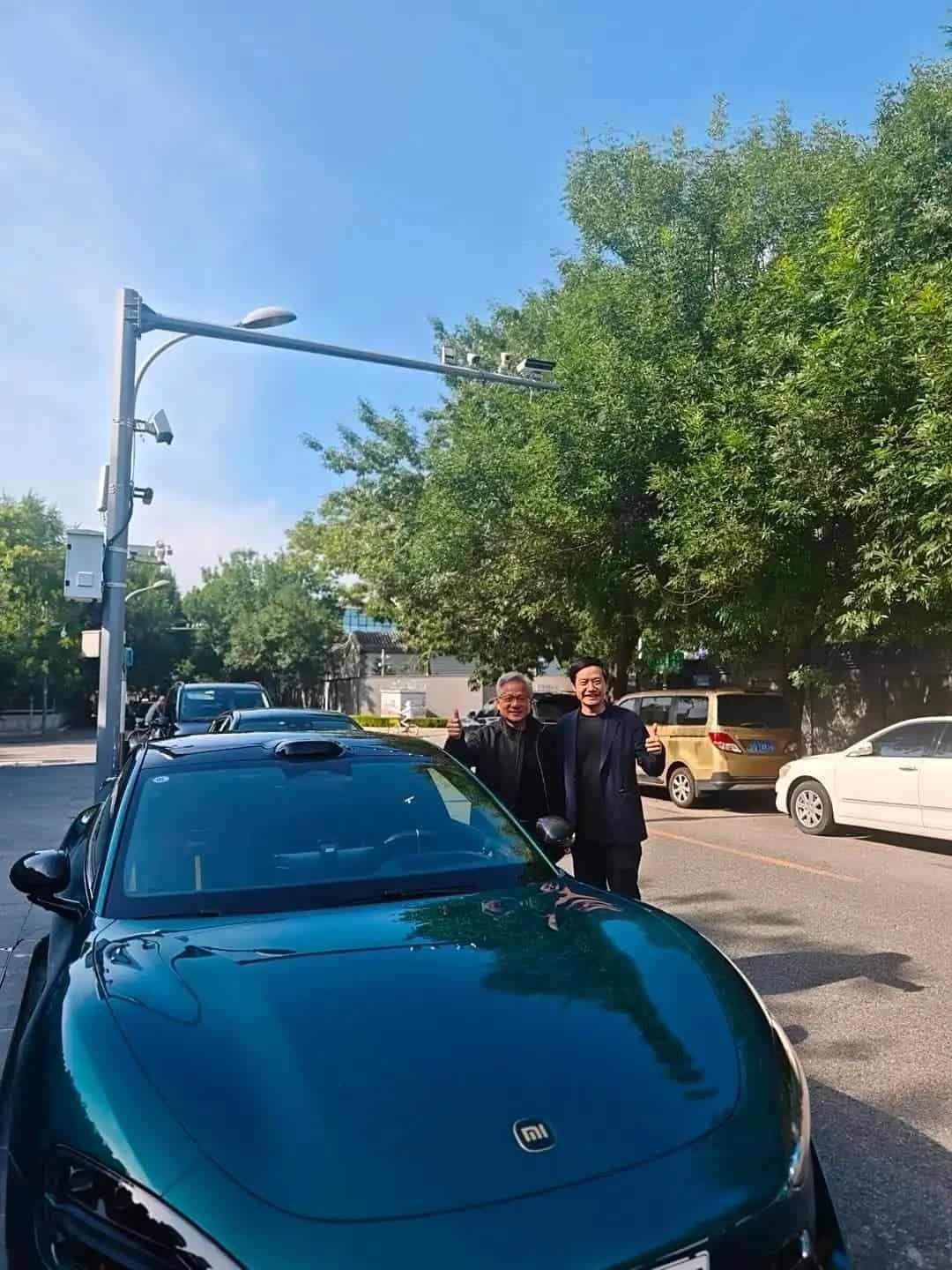 Jensen Huang nvidia xiaomi su7 ultra