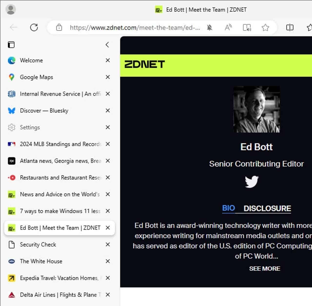 Microsoft Edge features