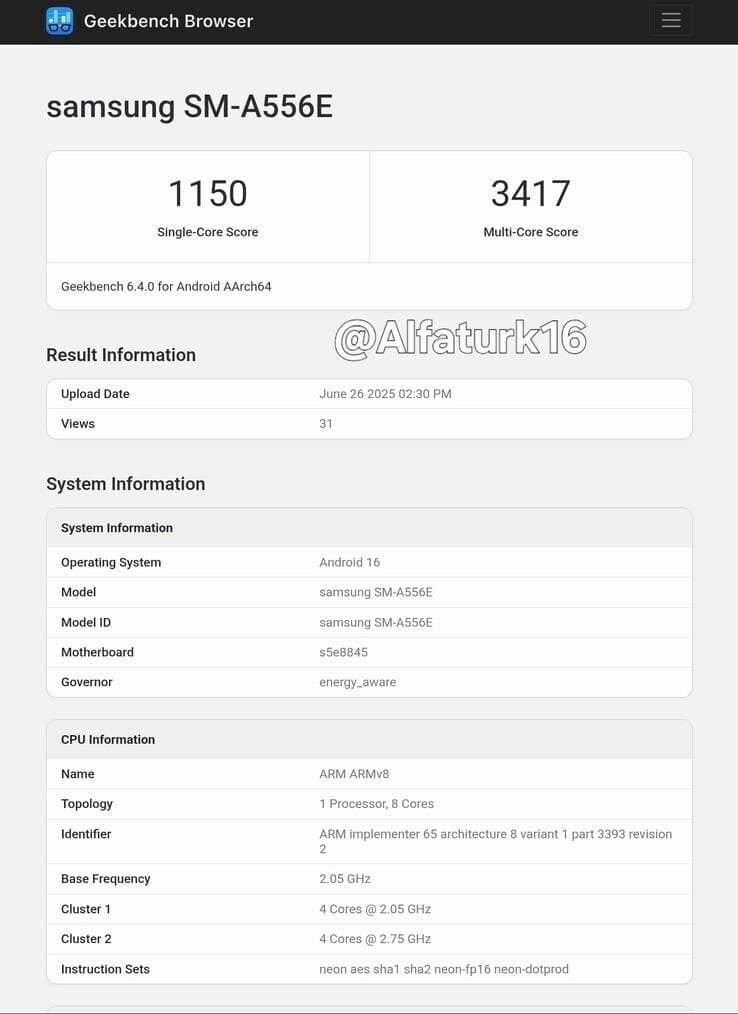 Galaxy A55 5G отримає Android 16 — бета-версія вже на підході 10 Galaxy A55 5G отримає Android 16