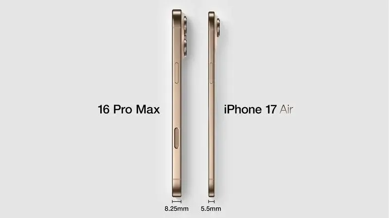 Серія Apple iPhone 17 може містити витончену модель Air і більш громіздкий варіант Pro Max