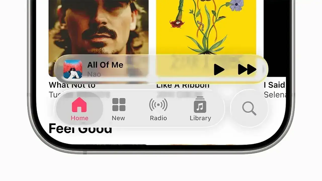 Liquid Glass в iOS 26