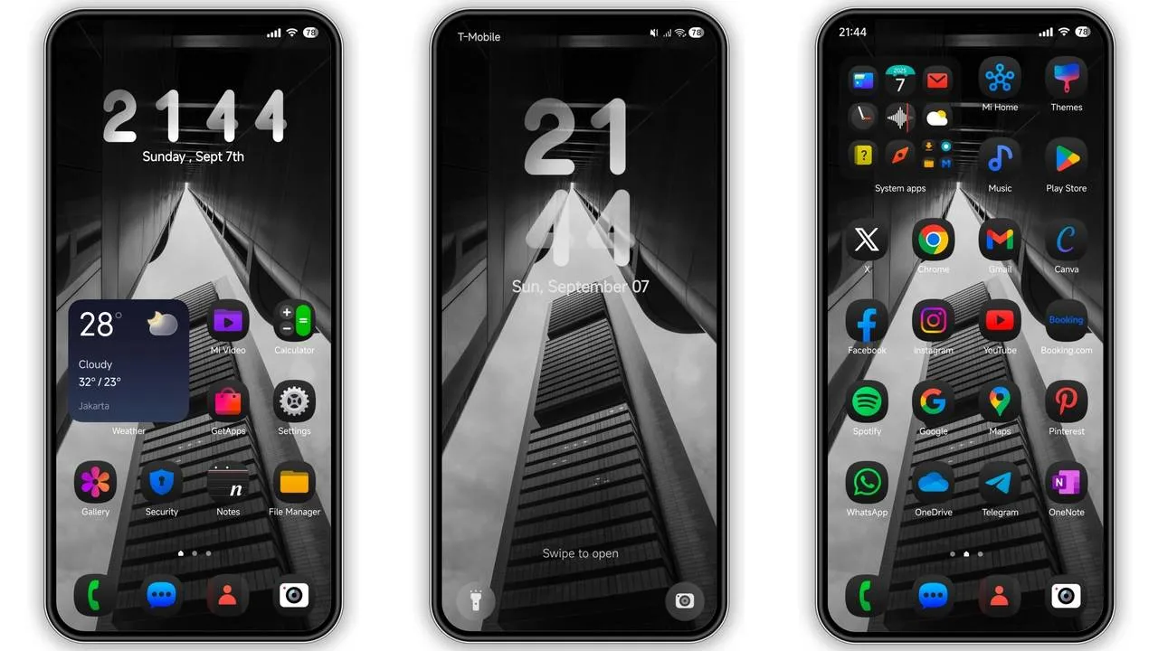 додаткові теми на смартфон Xiaomi з HyperOS