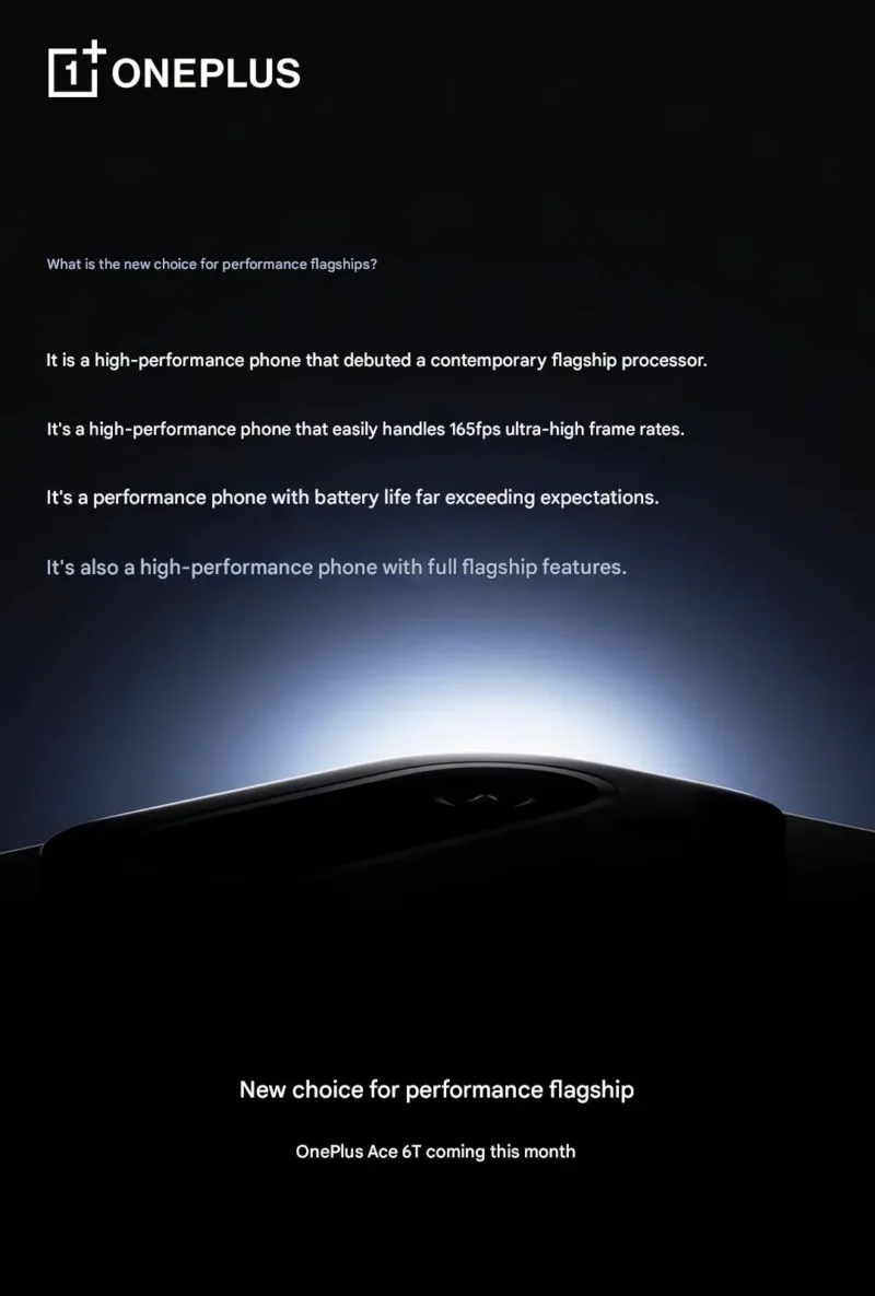 OnePlus Ace 6T OnePlus Ace 6T
