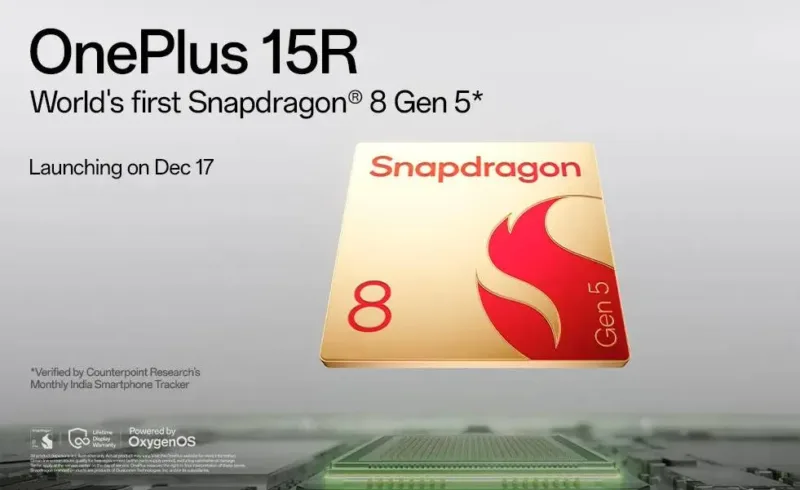 OnePlus 15R, Snapdragon 8 Gen 5