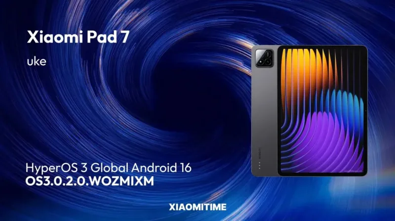 Xiaomi Pad 7HyperOS 3