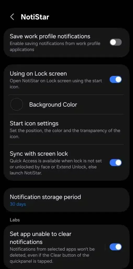 Samsung повертає блокування важливих сповіщень у NotiStar в One UI 8.5 6 Samsung NotiStar, One UI 8.5