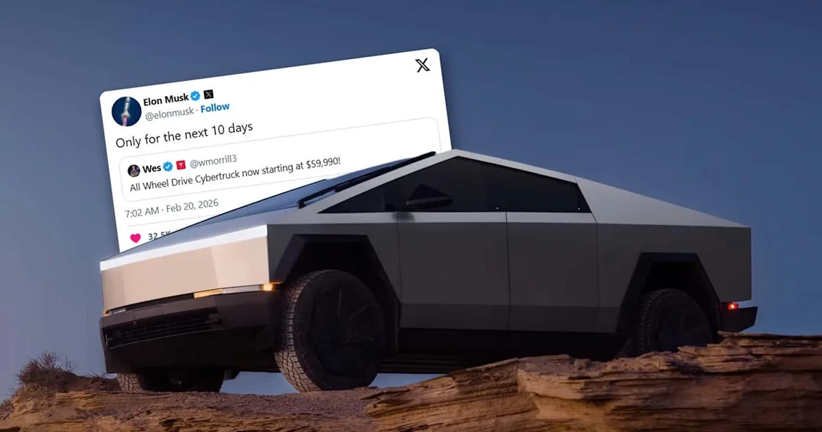 повнопривідний Tesla Cybertruck 59 990 доларів