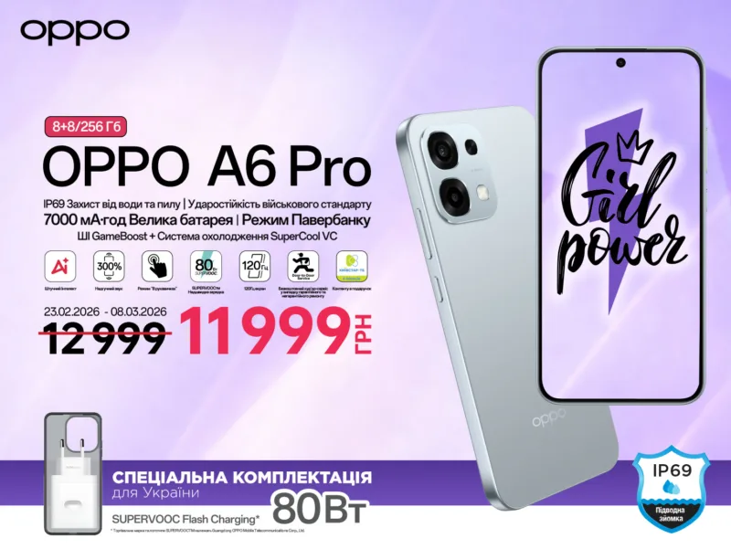 OPPO запускає Girl Power: святкові знижки до 8 березня 20 OPPO Girl Power 2026