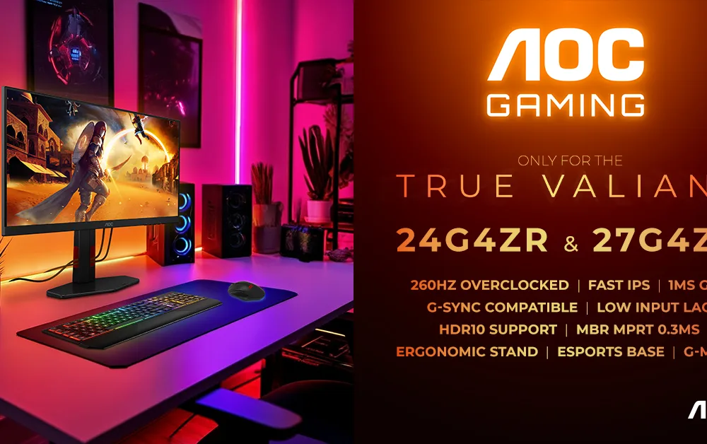 AGON by AOC, AOC GAMING, AOC 24G4ZR, AOC 27G4ZR