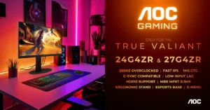 AGON by AOC, AOC GAMING, AOC 24G4ZR, AOC 27G4ZR
