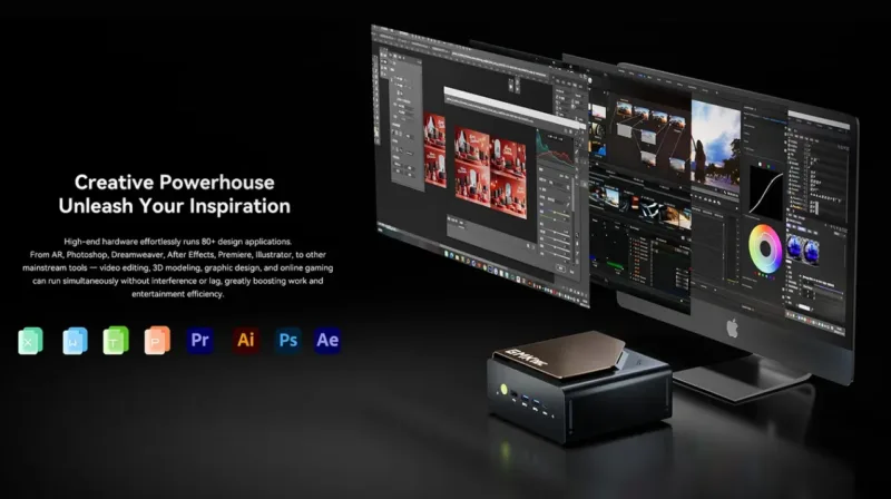 GMKtec EVO-T2S Launches Globally with 180 TOPS AI Power in a Compact Mini PC 26 GMKtec EVO-T2S ціна, характеристики