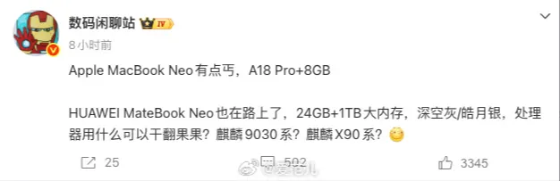 Huawei MateBook Neo характеристики
