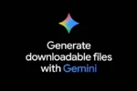 Gemini генерація файлів, Google Gemini експорт,