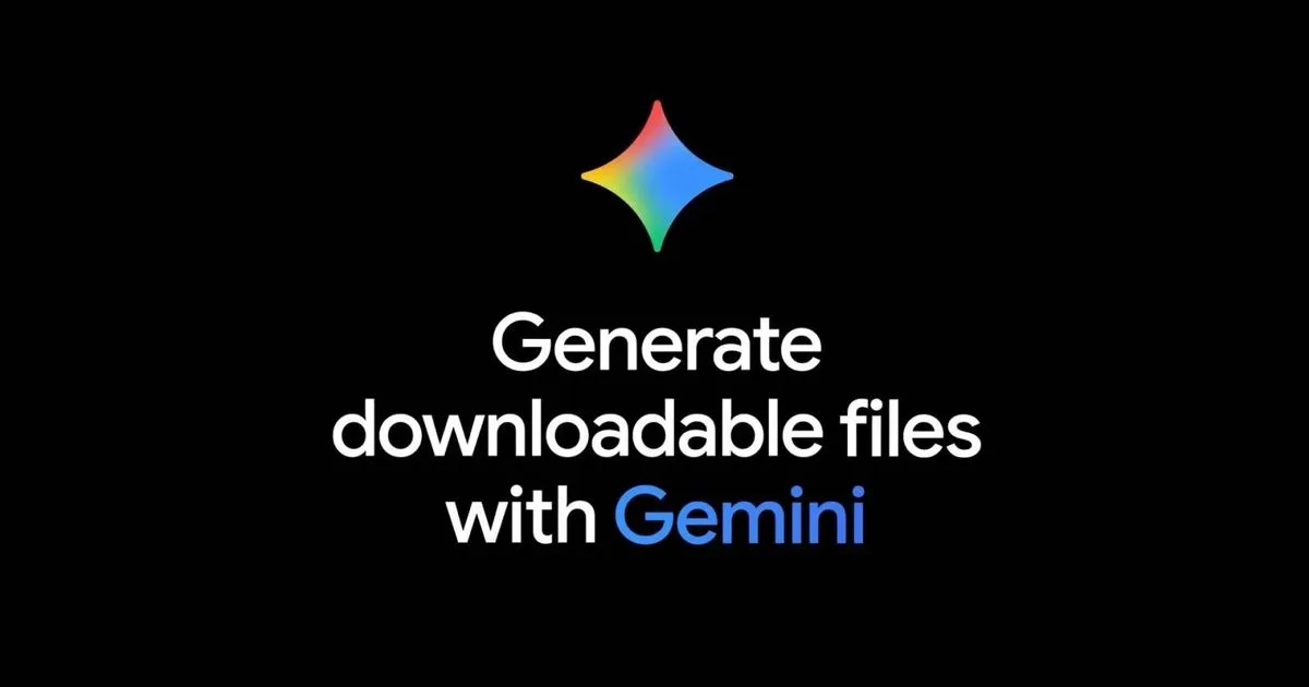Gemini генерація файлів, Google Gemini експорт,
