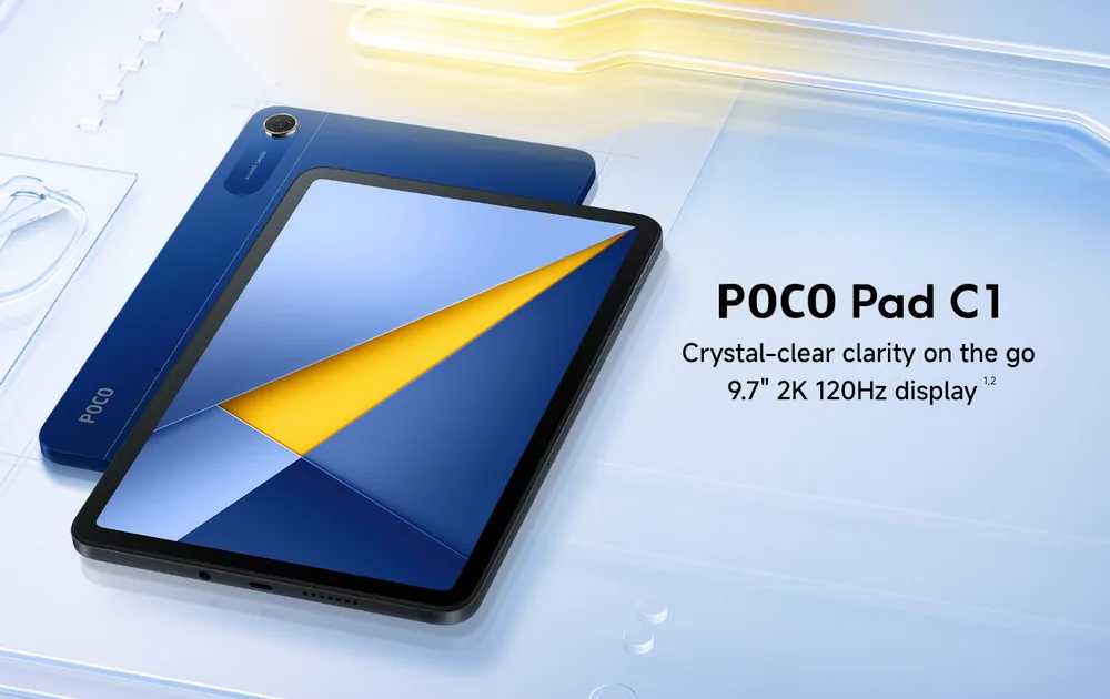 Xiaomi без анонсу представила Poco Pad C1 — бюджетний планшет із 120 Гц дисплеєм 60 Redmi Pad 2 9.7, Xiaomi Poco Pad C1
