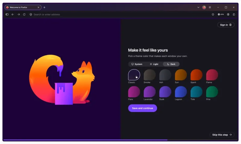 Firefox Project Nova, Mozilla Firefox, Firefox Compact Mode