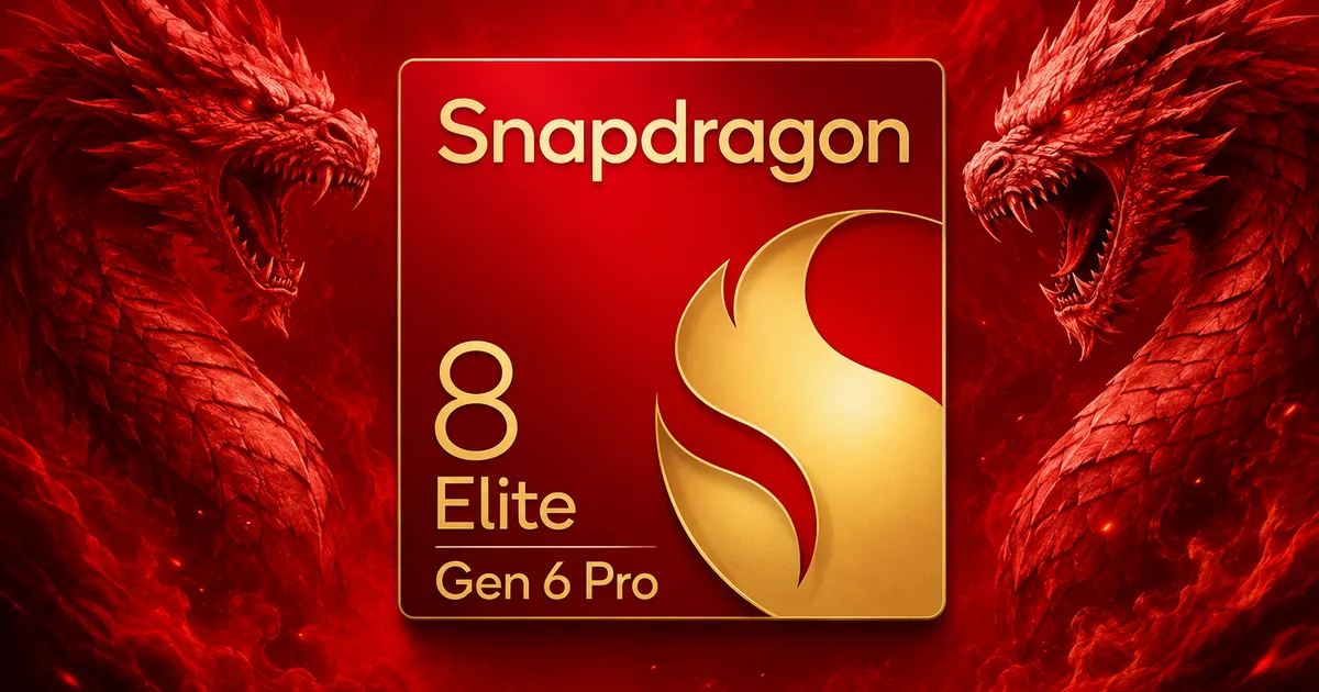 Snapdragon 8 Elite Gen 6, дисплей 185 Гц
