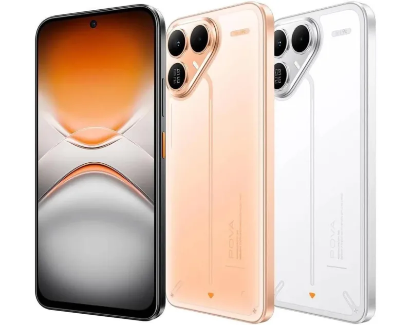 TECNO POVA 8 5G отримав батарею 8000 мАг, дисплей 144 Гц та AI-функції 19 TECNO POVA 8 5G
