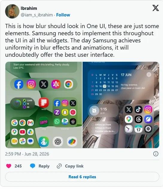 One UI 9, Samsung One UI, Android 17, Samsung Galaxy