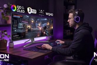 AGON by AOC показала нові OLED-монітори: 360 Гц, 240 Гц і ціна від €999 9 AGON by AOC, AGON PRO, AGON PRO AGP346UCSD, AGON PRO AGP497UCZD, AOC OLED, AOC QD-OLED, OLED монітор, ігровий монітор OLED, ігровий монітор 360 Гц, монітор 360 Гц, монітор 240 Гц, AOC 360 Гц, AOC 240 Гц, AGP346UCSD характеристики, AGP497UCZD характеристики, AGP346UCSD ціна, AGP497UCZD ціна, AOC Gamescom 2026, Gamescom 2026 монітори, QD-OLED 5 покоління, монітор 34 дюйми 21:9, монітор 48.9 дюйма 32:9, SuperWide монітор, WQHD OLED, VESA DisplayHDR True Black 500, KVM монітор, USB-C Power Delivery 90 Вт, NVIDIA G-SYNC Pulsar, AGON PRO CS24A, монітор 610 Гц, AGON PRO AGP277QKDC, Tandem WOLED, монітори AOC в Україні, ігрові монітори AOC Україна, ціна AOC AGON в Україні