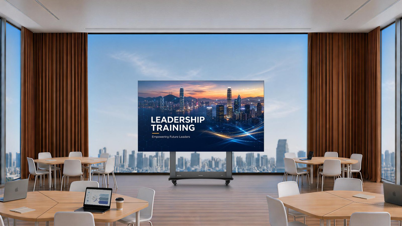 ViewSonic has released a foldable 136-inch LED screen that can be unfolded in 10 minutes