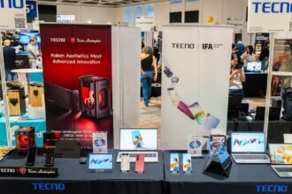 TECNO IFA 2026, TECNO MEGABOOK T15 360, TECNO MEGABOOK T15 360 Pro, TECNO CAMON Slim, TECNO CAMON Slim 5G, TECNO POVA 8 Pro 5G, TECNO 0 мм рамки, смартфон TECNO без рамок, ноутбук TECNO 360, MEGABOOK T15 360 ціна, CAMON Slim 5G характеристики, TECNO IFA 2026 ціна, TECNO Україна