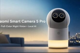 Xiaomi Smart Camera 5 Pro, Xiaomi Smart Camera 5 Pro характеристики, Xiaomi Smart Camera 5 Pro ціна, Xiaomi Smart Camera 5 Pro 4K, Xiaomi Smart Camera 5 Pro нічне бачення, Xiaomi Smart Camera 5 Pro кольорове нічне бачення, Xiaomi камера 4K, Xiaomi камера нічного бачення, Xiaomi камера з ШІ, Xiaomi Smart Camera 5 Pro AI, Xiaomi Smart Camera 5 Pro Wi-Fi 6, Xiaomi камера для дому