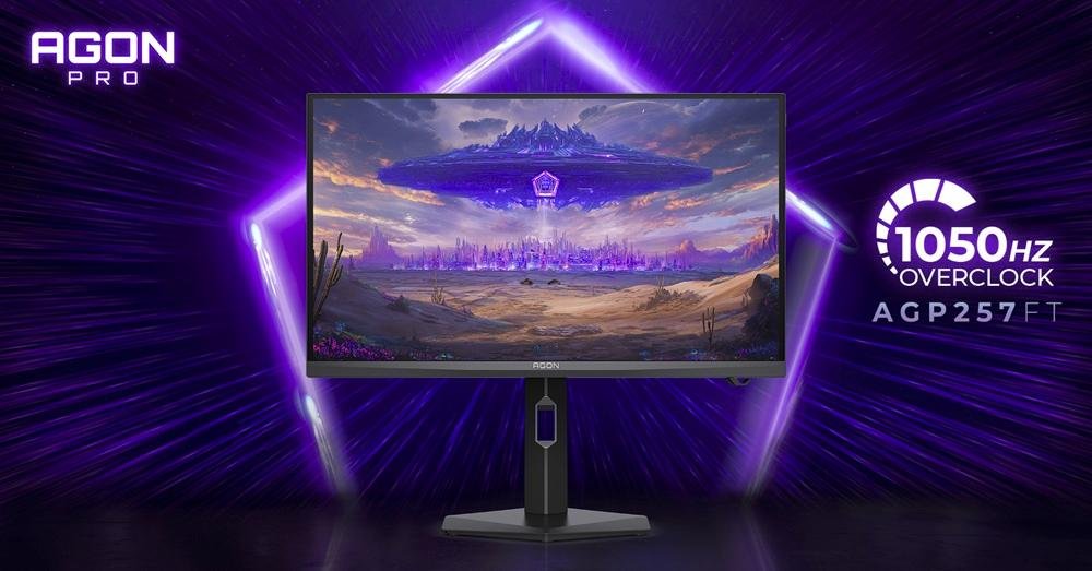 AGON PRO AGP257FT отримав нативні 1000 Гц і розгін до 1050 Гц 1 AGON PRO AGP257FT отримав нативні 1000 Гц і розгін до 1050 Гц